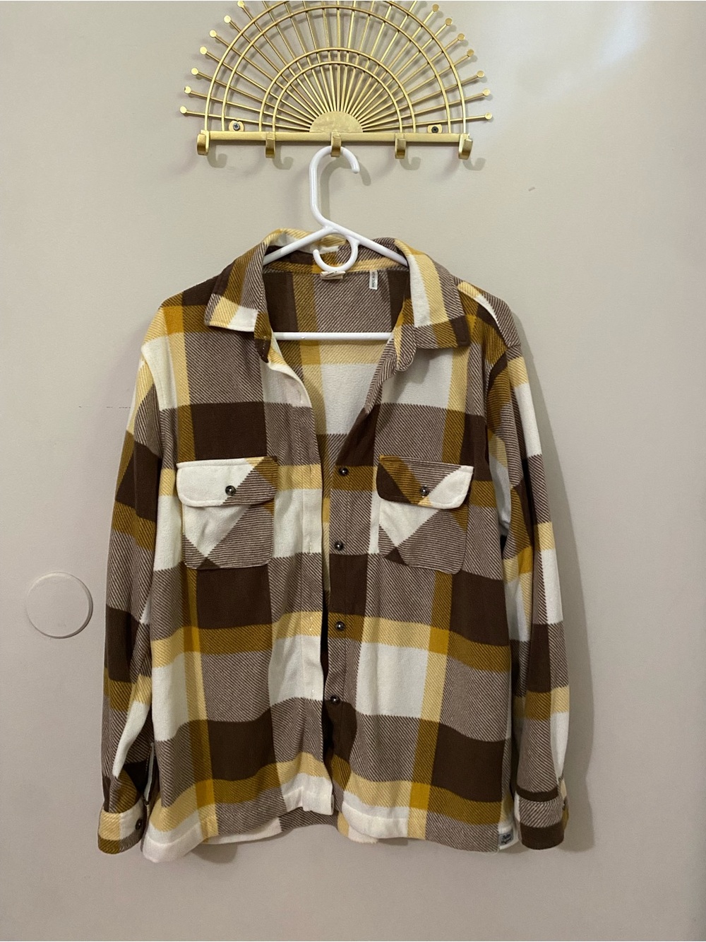 Flannel Plaid Button Down Shirt